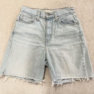 Levi's Light Blue Jean Shorts for Women